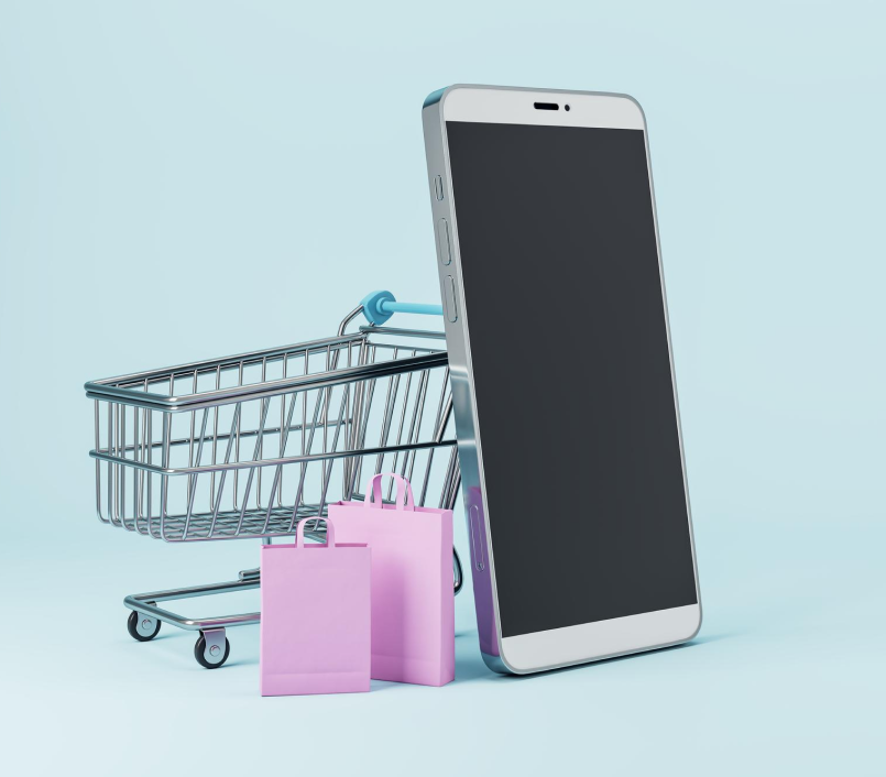 Shopping Cart and Phone